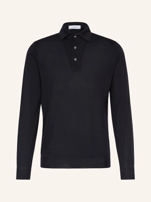 Lardini Koszulka Polo Z Dzianiny blau GRANATOWY