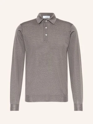 Lardini Koszulka Polo Z Dzianiny grau