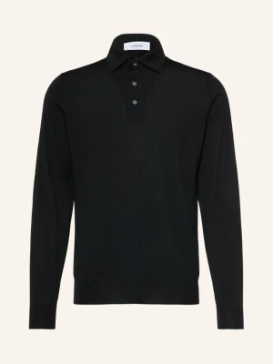 Lardini Koszulka Polo Z Dzianiny schwarz CZARNY