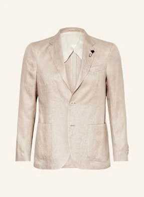 Lardini Marynarka Garniturowa Extra Slim Fit Z Lnu beige