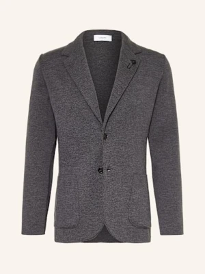 Lardini Marynarka Z Dzianiny Extra Slim Fit grau