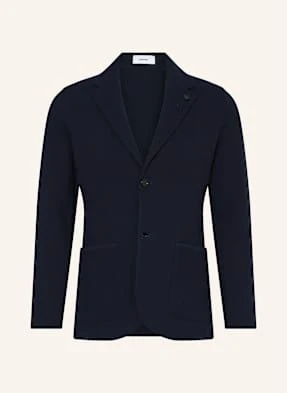 Lardini Marynarka Z Dzianiny Slim Fit blau