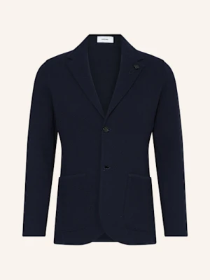 Lardini Marynarka Z Dzianiny Slim Fit blau