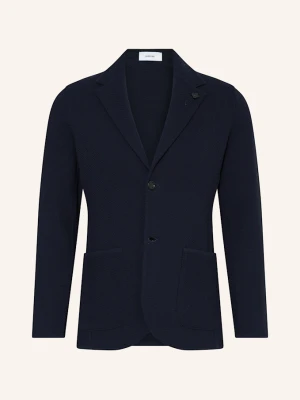 Lardini Marynarka Z Dzianiny Slim Fit blau GRANATOWY