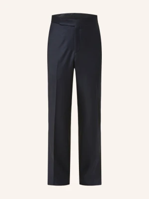 Lardini Spodnie Flanelowe O Kroju Regular Fit blau GRANATOWY