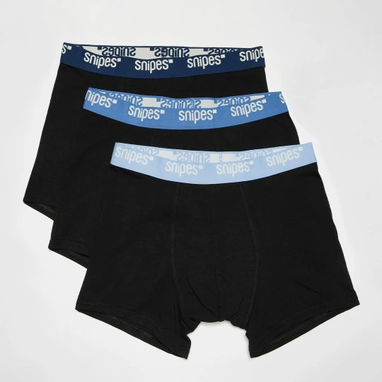 Zdjęcie produktu 3 PACK - Contrast Tape Briefs Boxershorts SNIPES czarny