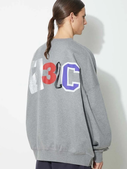 Zdjęcie produktu 032C bluza bawełniana 'Mutli-Media' Bubble Crewneck