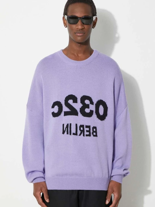 Zdjęcie produktu 032C sweter wełniany Selfie Sweater