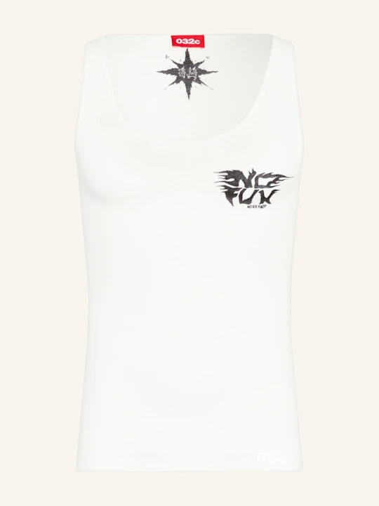 Zdjęcie produktu 032c Top Black Sun weiss BIAŁY