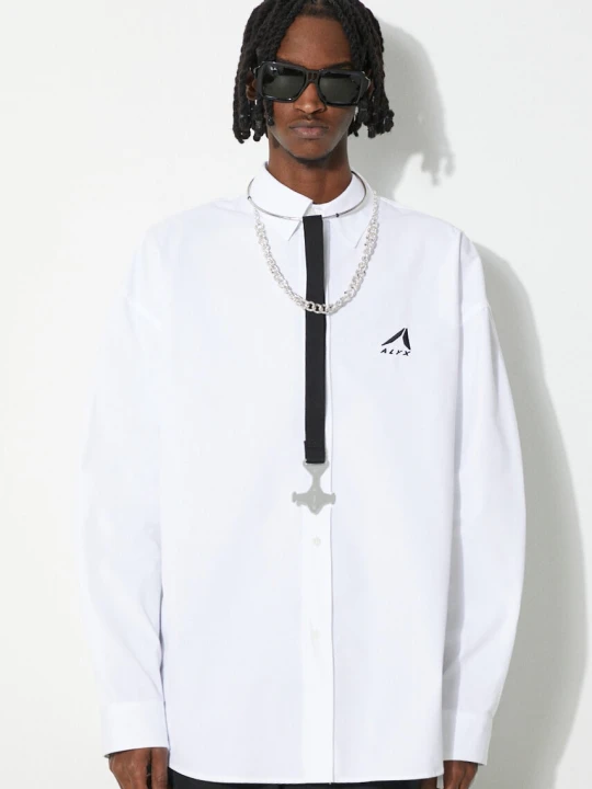 Zdjęcie produktu 1017 ALYX 9SM koszula bawełniana Oversized Logo Poplin Shirt