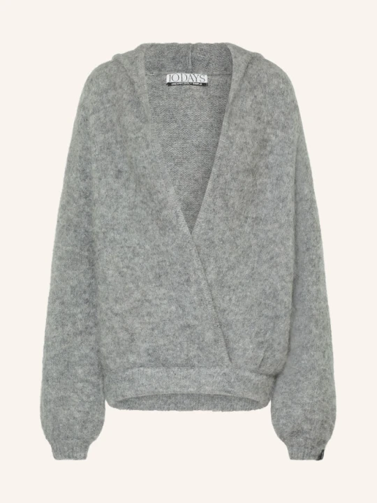 Zdjęcie produktu 10days Bluza Z Kapturem Z Dzianiny Z Alpaki grau SZARY