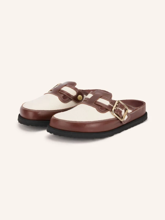 Zdjęcie produktu 1774 Birkenstock Mule Boston Bold Canvas braun brązowy
