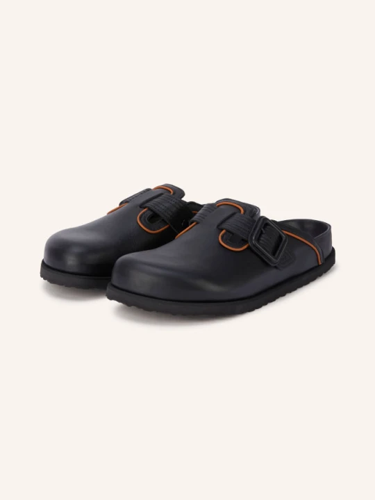 Zdjęcie produktu 1774 Birkenstock Mule Boston Leather Buckle schwarz