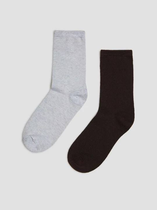 Zdjęcie produktu 2 pack gładkich skarpet Moodo