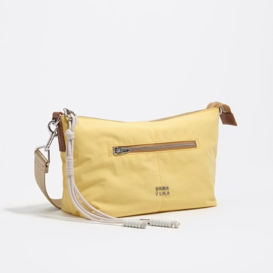 Zdjęcie produktu Torebka Trapecio średnia nylon bananowa BIMBA Y LOLA BANANA