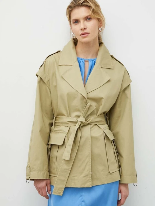 Zdjęcie produktu 2NDDAY płaszcz bawełniany 2ND Riley - Canvas Twill beżowy