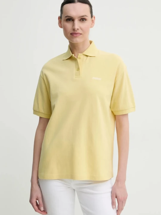 Zdjęcie produktu 2NDDAY polo bawełniane Aralena żółty
