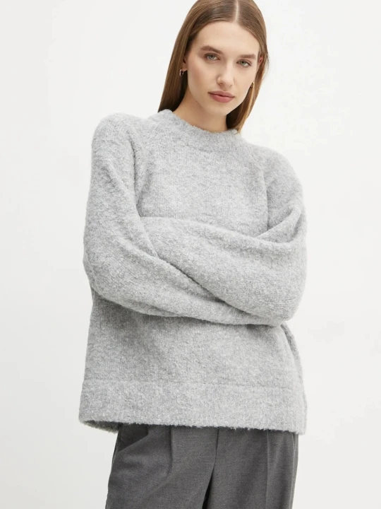 Zdjęcie produktu 2NDDAY sweter z domieszką wełny Garnet szary