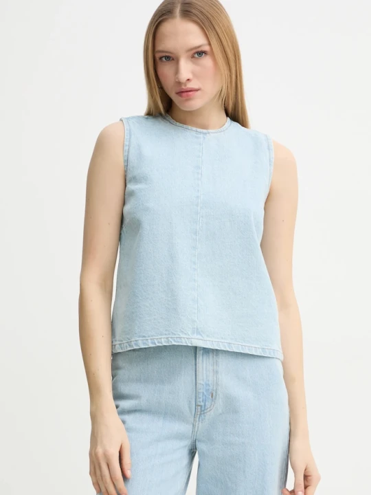Zdjęcie produktu 2NDDAY top jeansowy Citrine niebieski