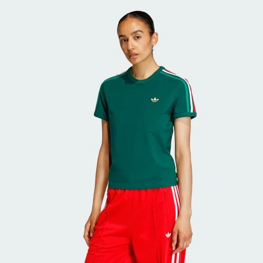 Zdjęcie produktu 3-Stripes Slim T-Shirt Adidas zielony