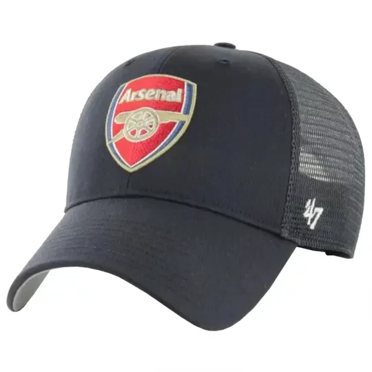 Zdjęcie produktu 47 Brand Arsenal FC Branson Cap EPL-BRANS30CTP-NY, Męskie, Granatowe, czapki z daszkiem, poliester, rozmiar: One size