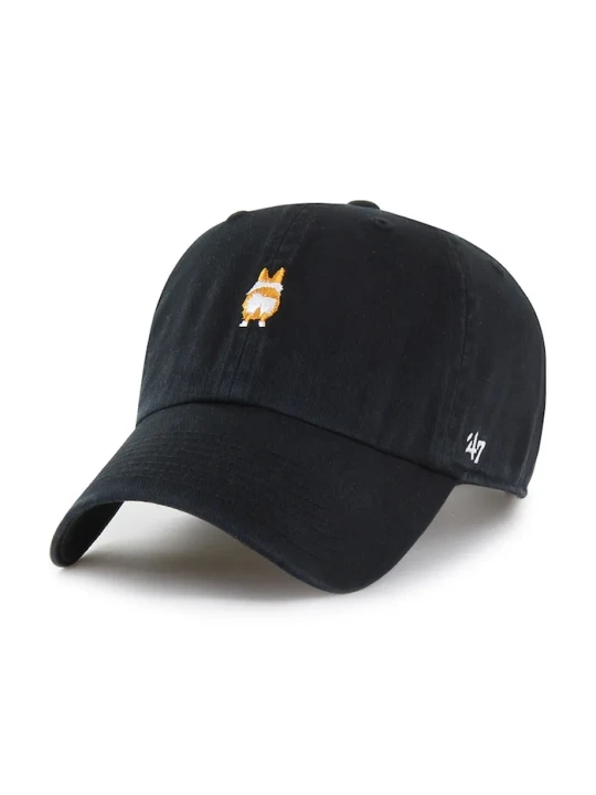 Zdjęcie produktu 47 brand czapka z daszkiem bawełniana Dog Base Runner Icon czarny