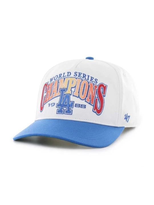 Zdjęcie produktu 47 brand czapka z daszkiem bawełniana MLB Los Angeles Dodgers biały