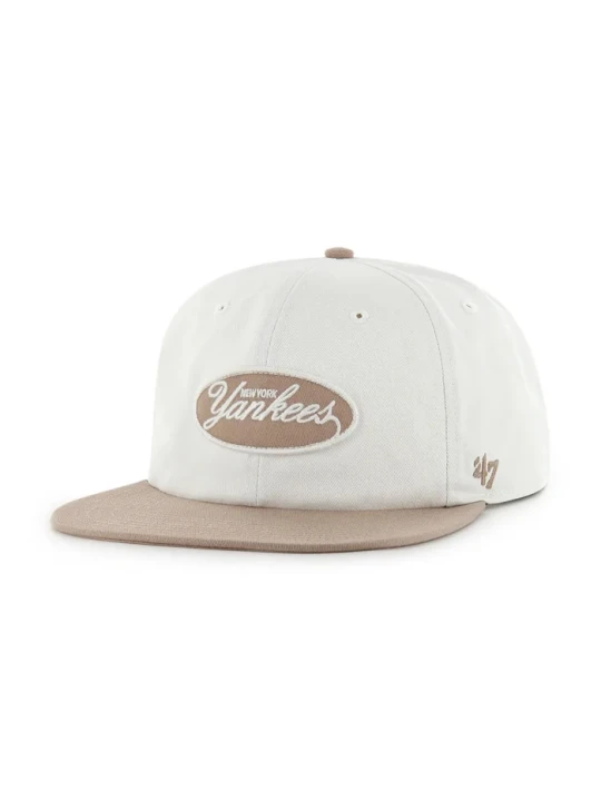 Zdjęcie produktu 47 brand czapka z daszkiem bawełniana MLB New York Yankees biały