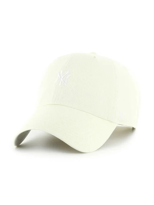 Zdjęcie produktu 47 brand czapka z daszkiem bawełniana MLB New York Yankees beżowy