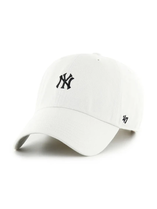 Zdjęcie produktu 47 brand czapka z daszkiem bawełniana MLB New York Yankees beżowy
