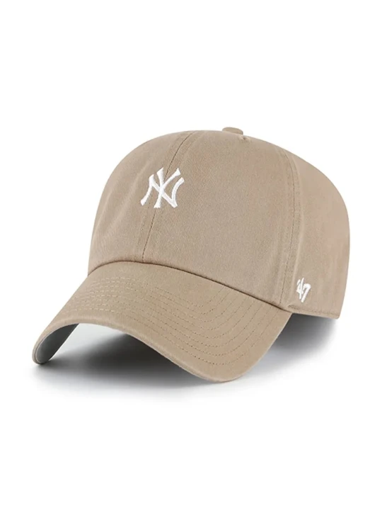 Zdjęcie produktu 47 brand czapka z daszkiem bawełniana MLB New York Yankees brązowy