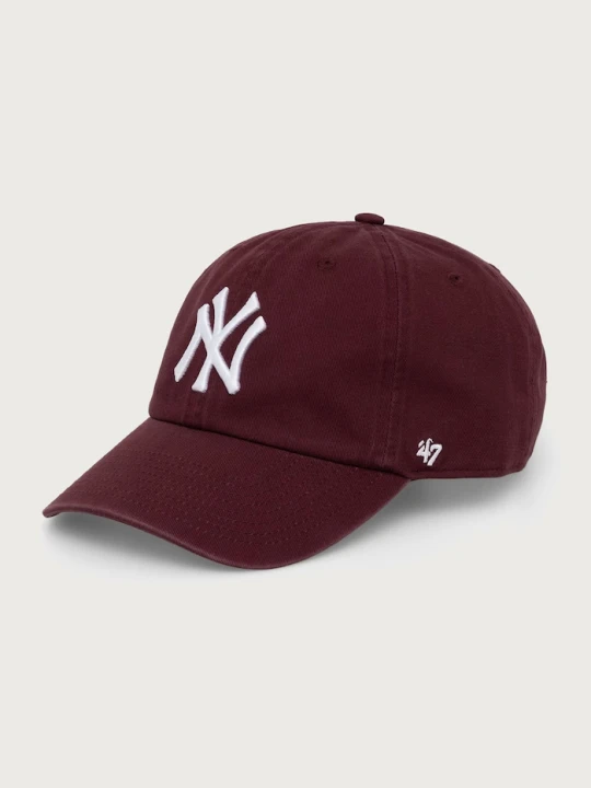 Zdjęcie produktu 47 brand czapka z daszkiem bawełniana MLB New York Yankees bordowy