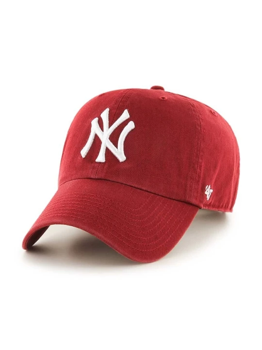 Zdjęcie produktu 47 brand czapka z daszkiem bawełniana MLB New York Yankees czerwony