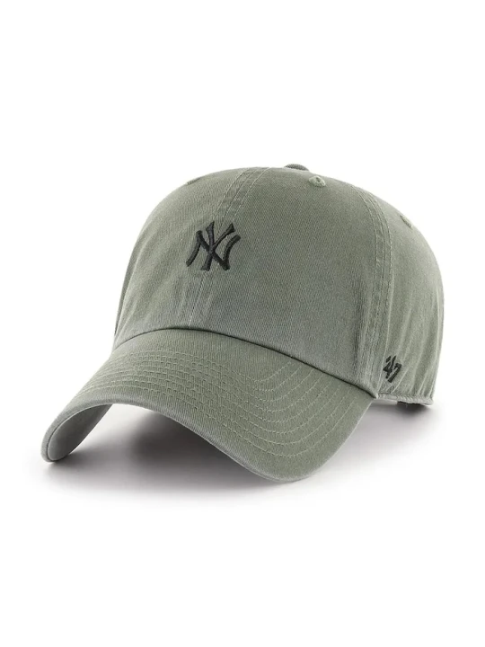 Zdjęcie produktu 47 brand czapka z daszkiem bawełniana MLB New York Yankees zielony