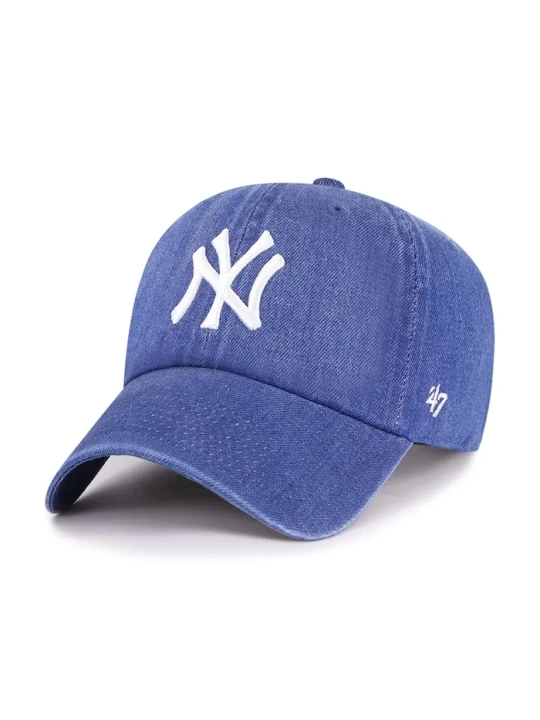 Zdjęcie produktu 47 brand czapka z daszkiem jeansowa MLB New York Yankees niebieski