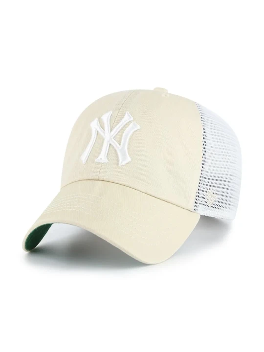 Zdjęcie produktu 47 brand czapka z daszkiem MLB New York Yankees beżowy