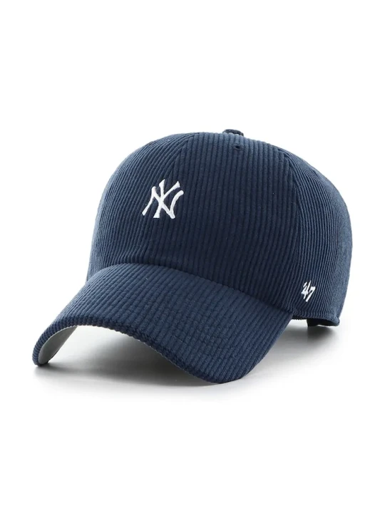 Zdjęcie produktu 47 brand czapka z daszkiem sztruksowa MLB New York Yankees granatowy