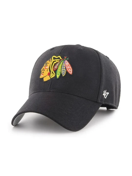 Zdjęcie produktu 47 brand czapka z daszkiem z dodatkiem wełny Chicago Blackhawks