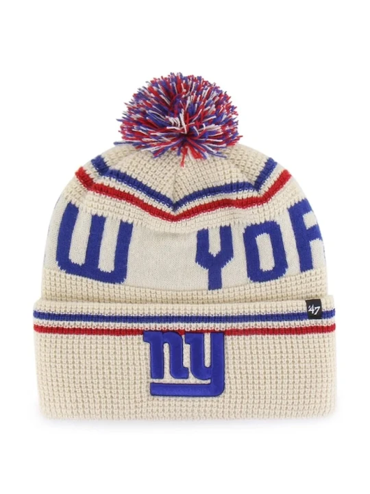 Zdjęcie produktu 47 brand czapka z pomponem MLB New York Yankees beżowy
