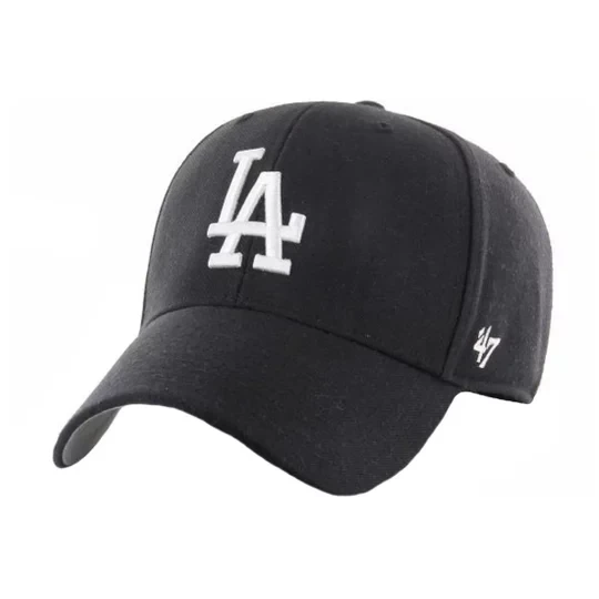 Zdjęcie produktu 47 Brand Los Angeles Dodgers Cap B-MVP12WBV-BKJ, Unisex, Czarne, czapki z daszkiem, akryl, rozmiar: One size
