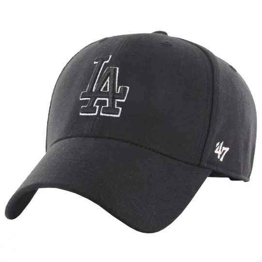 Zdjęcie produktu 47 Brand MLB Los Angeles Dodgers Cap B-MVPSP12WBP-BKD, Unisex, Czarne, czapki z daszkiem, akryl, rozmiar: One size