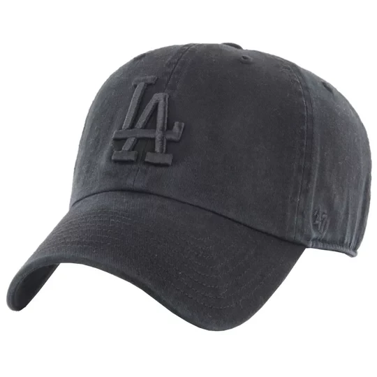 Zdjęcie produktu 47 Brand MLB Los Angeles Dodgers Cap B-RGW12GWSNL-BKQ, Męskie, Czarne, czapki z daszkiem, bawełna, rozmiar: One size
