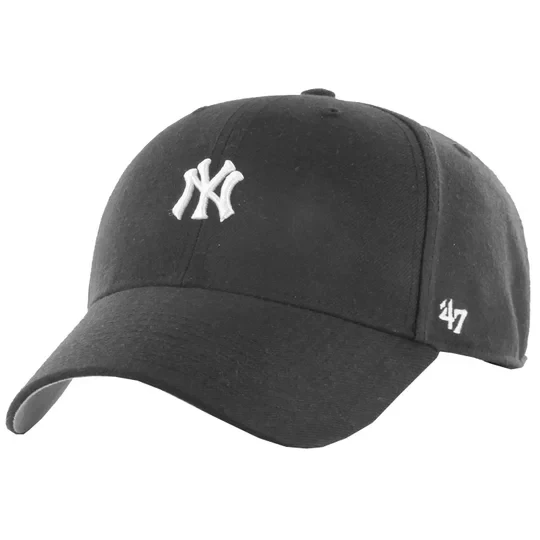 Zdjęcie produktu 47 Brand MLB New York Yankees Base Runner Cap B-BRMPS17WBP-BKA, Męskie, Czarne, czapki z daszkiem, akryl, rozmiar: One size