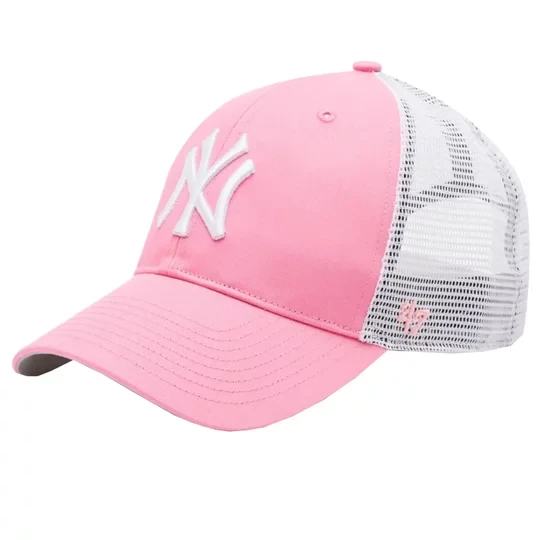 Zdjęcie produktu 47 Brand MLB New York Yankees Branson Cap B-BRANS17CTP-RSA, Damskie, Różowe, czapki z daszkiem, poliester, rozmiar: One size