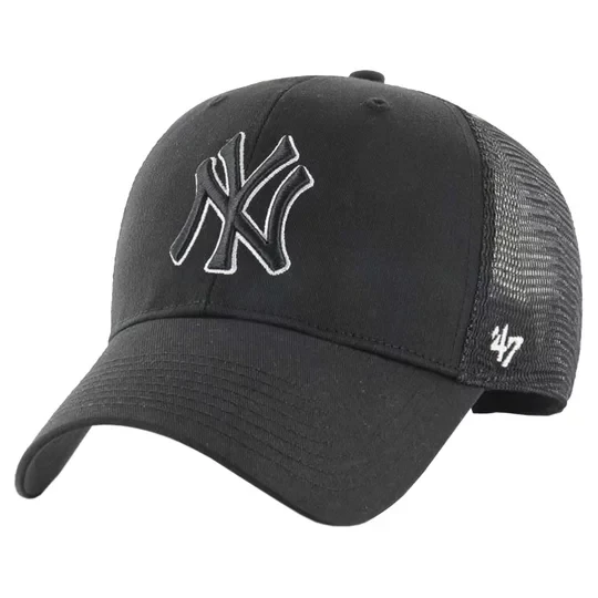 Zdjęcie produktu 47 Brand MLB New York Yankees Branson MVP Cap B-BRANS17CTP-BKAQ, Unisex, Czarne, czapki z daszkiem, poliester, rozmiar: One size