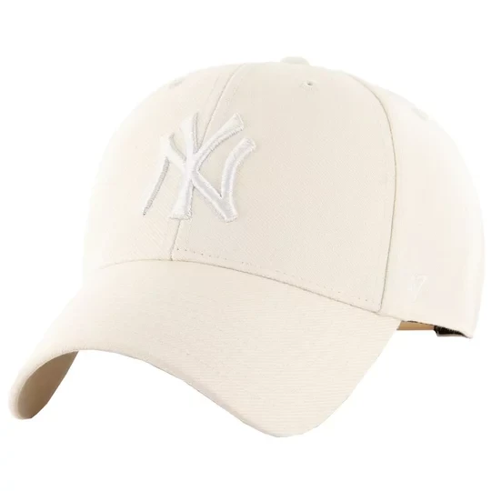 Zdjęcie produktu 47 Brand MLB New York Yankees Cap B-MVPSP17WBP-NTC, Męskie, Beżowe, czapki z daszkiem, akryl, rozmiar: One size