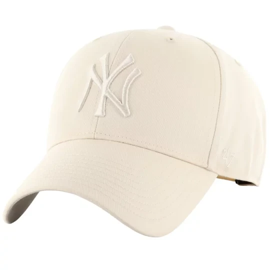 Zdjęcie produktu 47 Brand MLB New York Yankees Kids Cap B-RAC17CTP-NTA, Dla dzieci, Beżowe, czapki z daszkiem, akryl, rozmiar: One size