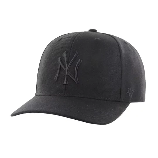 Zdjęcie produktu 47 Brand New York Yankees Cold Zone MVP Cap B-CLZOE17WBP-BKA, Męskie, Czarne, czapki z daszkiem, akryl, rozmiar: One size