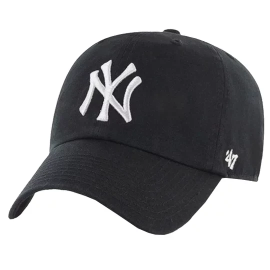 Zdjęcie produktu 47 Brand New York Yankees MLB Clean Up Cap B-RGW17GWS-BKD, Męskie, Czarne, czapki z daszkiem, bawełna, rozmiar: One size