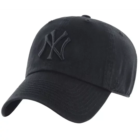 Zdjęcie produktu 47 Brand New York Yankees MLB Clean Up Cap B-RGW17GWS-BKI, Męskie, Czarne, czapki z daszkiem, bawełna, rozmiar: One size